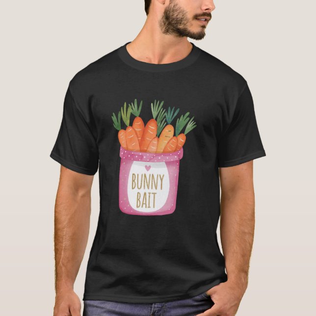 Camiseta Isca de Coelho Fofo Páscoa Primavera Jardinagem Ce (Frente)