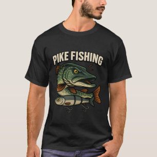Camiseta isca de natação para lúcio