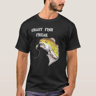 Camiseta Isca de Peixe Louca Maluca Hobby Esportes de Pesca