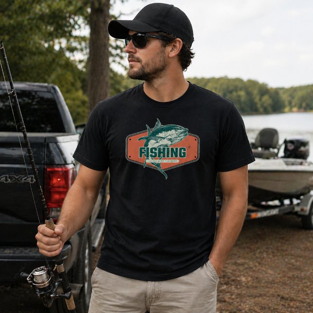 Camiseta Isca de Pesca (Criador carregado)