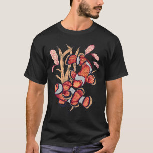 Camiseta Isca de pesca colher clássica - Listra Vermelha e