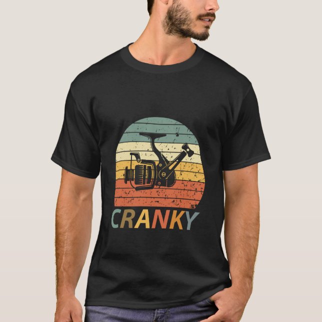 Camiseta Isca de Pesca Crankbait - Ideia Divertida e Irrita (Frente)