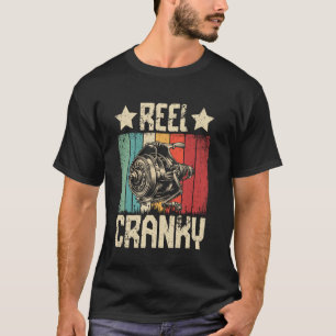 Camiseta Isca de pesca Crankbait Presente Cranky para pesca