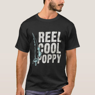Camiseta Isca de pesca de carretel legal Hastes Ama a pesca