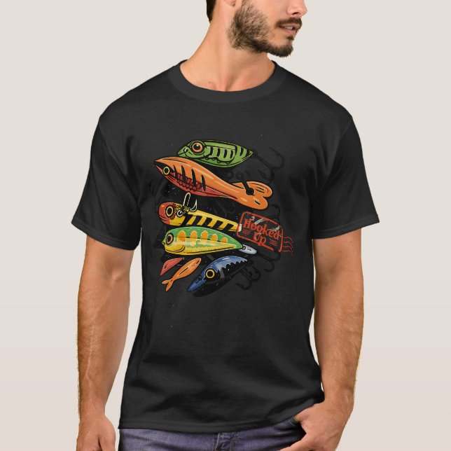 Camiseta Isca de Pesca Encaixada (Frente)