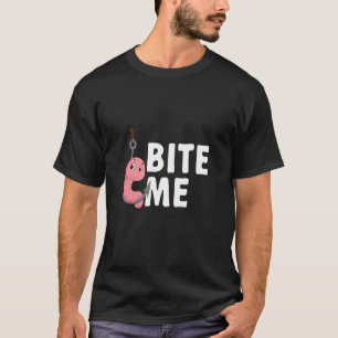Camiseta Isca de Pesca Minhoca Minhocas No Jardim