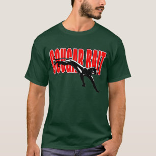 Camiseta Isca do puma. Design do divertimento. Não o tome