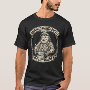 Camiseta Isca Mestra do Barnaby Loja de Iscas Vintage Pesca
