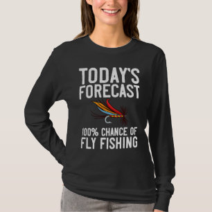 Camiseta Isca para pesca com fly, vara, isca, carretel, isc
