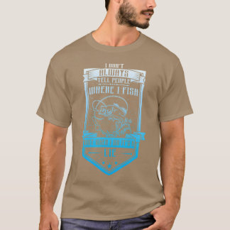 Camiseta Isca para pescador esportivo Petri Heil Angelhacke