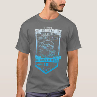 Camiseta Isca para pescador esportivo Petri Heil anzol retr