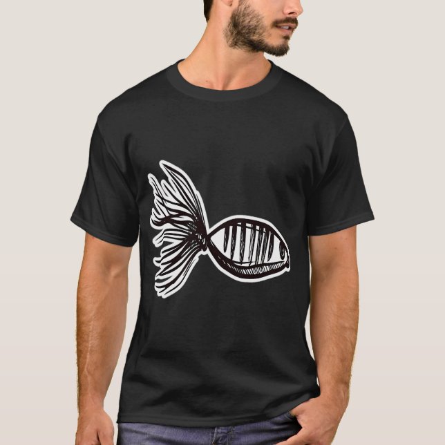 Camiseta Iscas de pesca peixes pescador hobby presente (Frente)