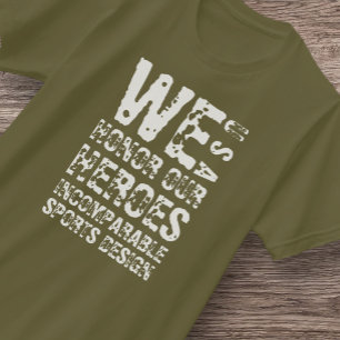 Camiseta ISD Honramos Nossos Heroes Básicos