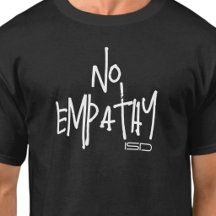 Camiseta ISD No Empathy Retro Streetwear Ajustada