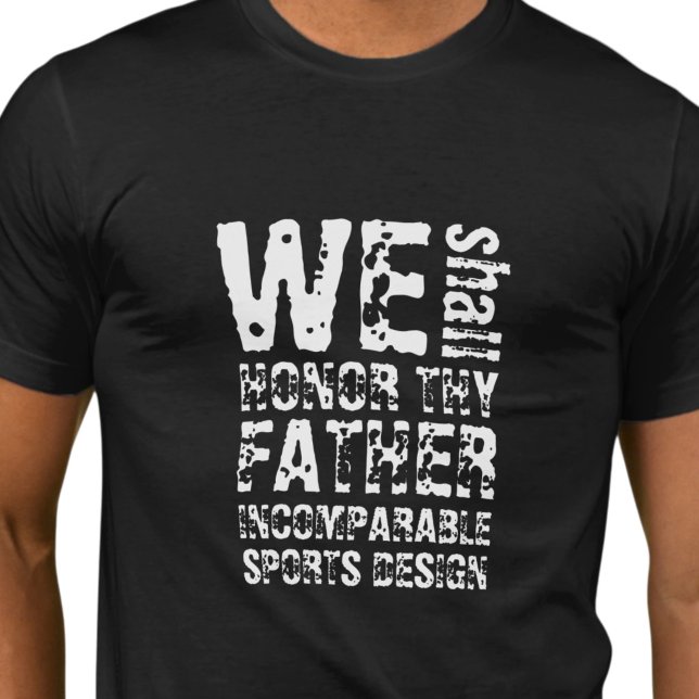 Camiseta ISD Unisex Honra teu Pai (Criador carregado)