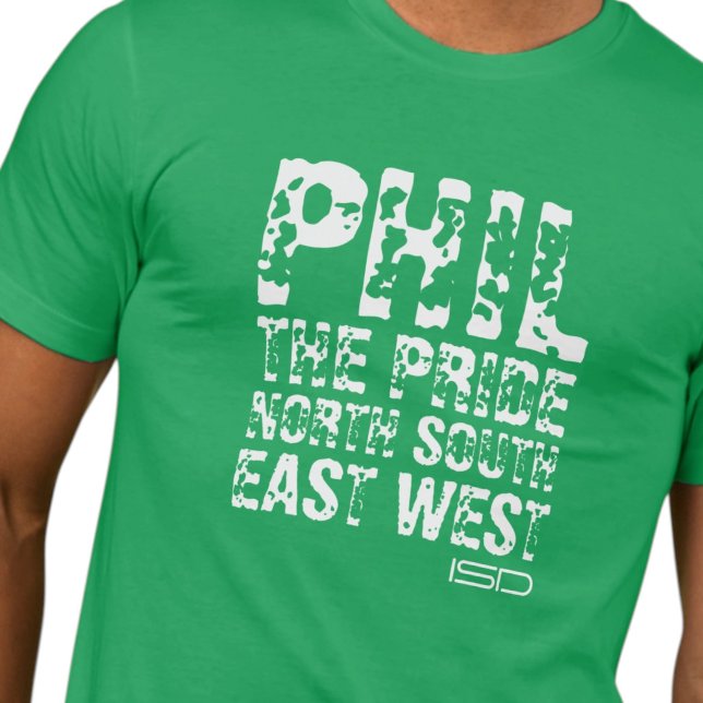 Camiseta ISD Unisex Phil the Pride North-West (Criador carregado)