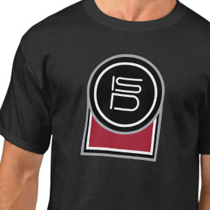 Camiseta ISD Unisex Vermelha Preta I