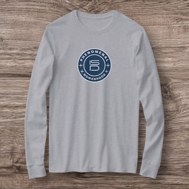 Camiseta ISD Women's Phenomenal Womanhood Long Sleeve  (Criador carregado)
