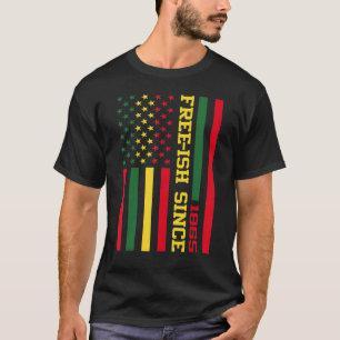Camiseta Ish Livre Desde 1865 História Negra Melanina Afro
