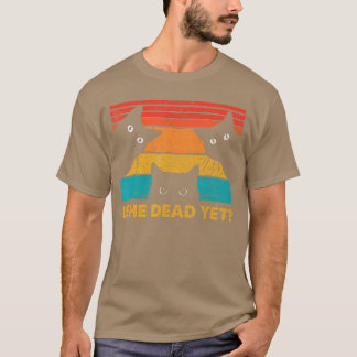 Camiseta isHeVintageDeadYet cat friends
