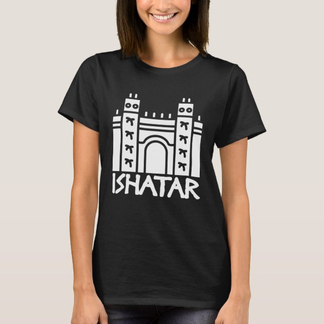 Camiseta Ishtar Gate Babylon Mesopotamia Akkad Arqueology (Frente)