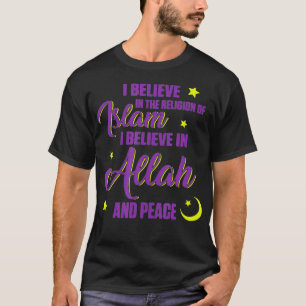 Camiseta Islã Allah muçulmano Alhamdulillah Quran Mesquita 
