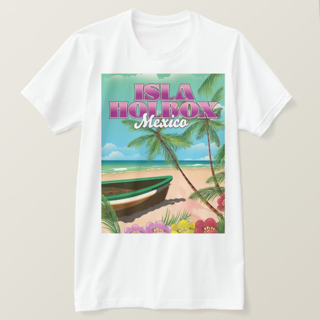 Camiseta Isla Holbox México (Frente do Design)