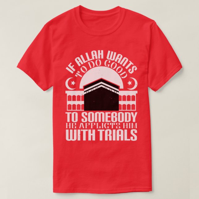 Camiseta Islã Se Alá Quer Fazer Bem (Frente do Design)