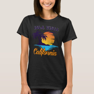 Camiseta Isla Vista California Beach Tropical Retro Vintage