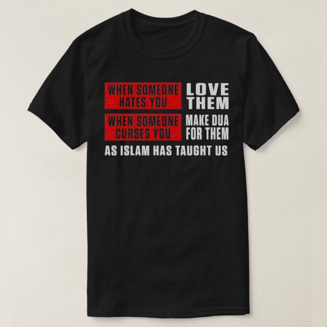 Camiseta Islam Muslim Dua Allah Alhamdulillah Religion Rama (Frente do Design)