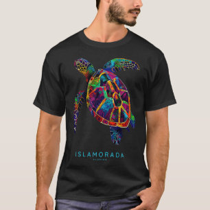 Camiseta Islamorada FL Vintage Sea Turtle Vacation Flórida