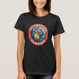 Camiseta Islamorada Flórida Sorria Tartaruga do Mar Bebê So