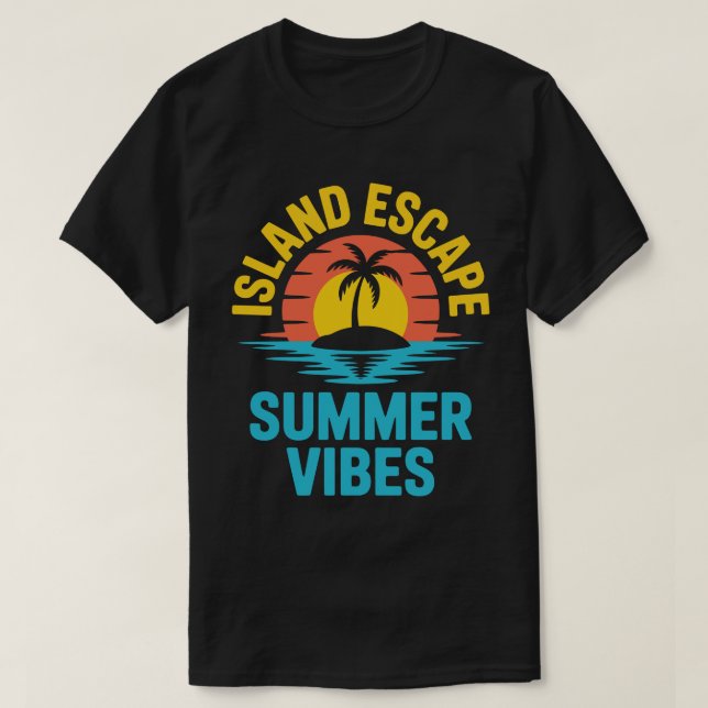 Camiseta Island Escape (Frente do Design)