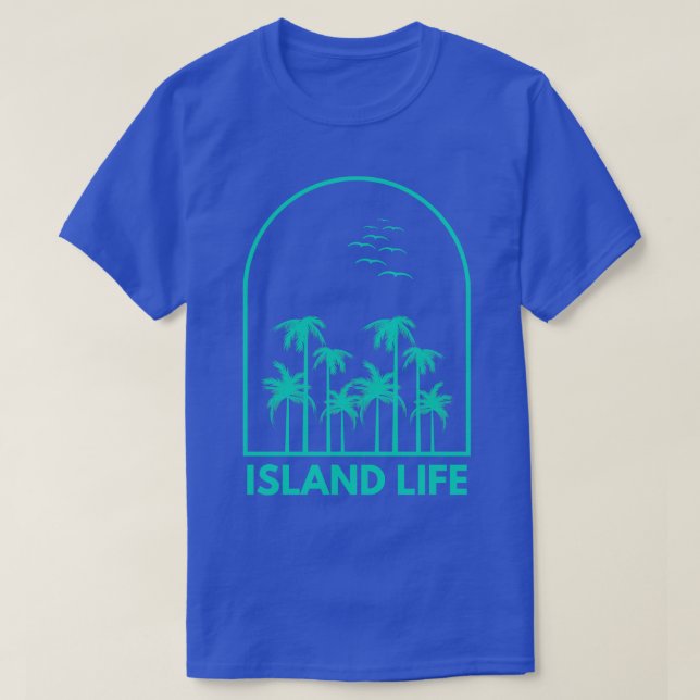Camiseta Island Life Hawaii TShirt (Frente do Design)