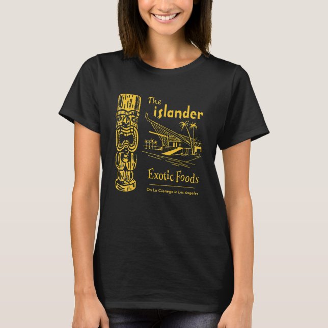 Camiseta Islander Tiki Bar Hawaiian Style Vintage Ameri (Frente)