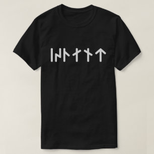 Camiseta Islândia ᛁᛋᛚᛅᚾᛏ ~ Runas Futhark Mais Novos