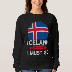 Camiseta Islândia chama-se I must Go Islandeses Heritage R
