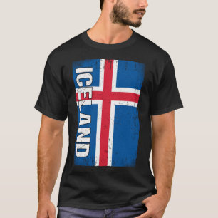 Camiseta Islândia Flag Islândia