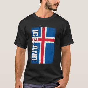 Camiseta Islândia Flag Islândia