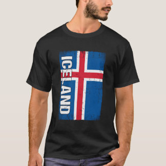 Camiseta Islândia Flag Islândia