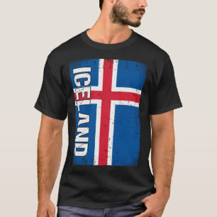 Camiseta Islândia Flag Islândia