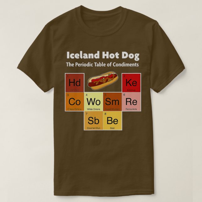 Camiseta Islândia Hot Dog Viking Cuisine Reykjavik Remoulad (Frente do Design)