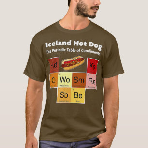 Camiseta Islândia Hot Dog Viking Cuisine Reykjavik Remoulad