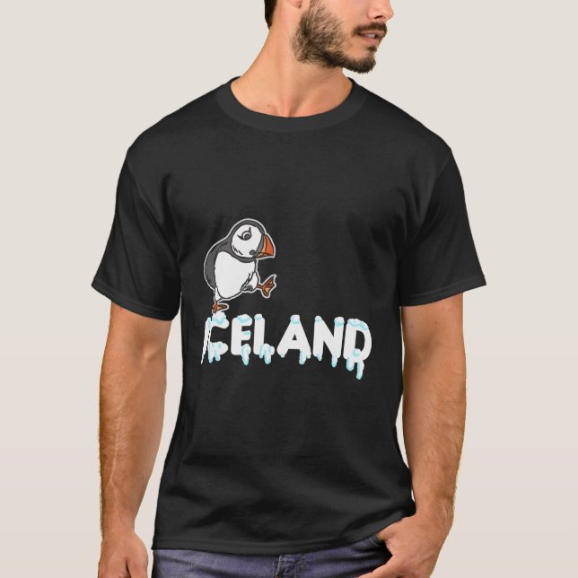Camiseta Islândia Puffin (Frente)