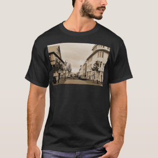 Camiseta Islândia Reykjavik Cityscape Sepia