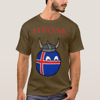 Camiseta Islândia Stronk