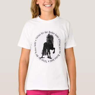 Camiseta Islandpferd Tölten bis der Boden bebt 