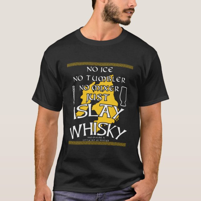 Camiseta Islay Whisky Smoky Peaty Single Malt Island Scotla (Frente)
