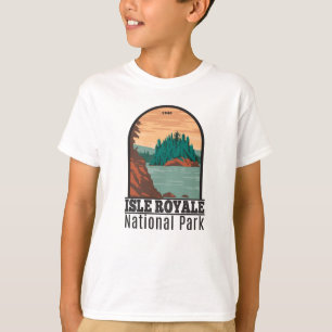 Camiseta Isle Royale National Park Michigan Vintage T-Shir