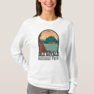 Camiseta Isle Royale National Park Michigan Vintage T-Shir